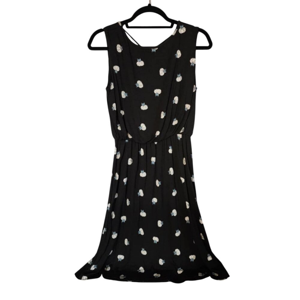 EUC Loft Floral Dress with back tie